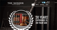 Desktop Screenshot of mosherjusticectr.com